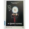 PETER COWPER SIGNED MY BLOODY VALENTINE 11x17 POSTER & BECKETT BAS CERTIFIED COA