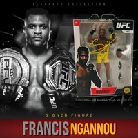 FRANCIS NGANNOU SIGNED UFC FIGURE SERIE 1 & BECKETT CERTIFIED