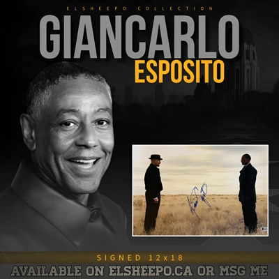 GIANCARLO ESPOSITO SIGNED BREAKING BAD 12x18 POSTER & BECKETT BAS COA GIANCARLO ESPOSITO SIGNED BREAKING BAD 12x18 POSTER & BECKETT BAS COA