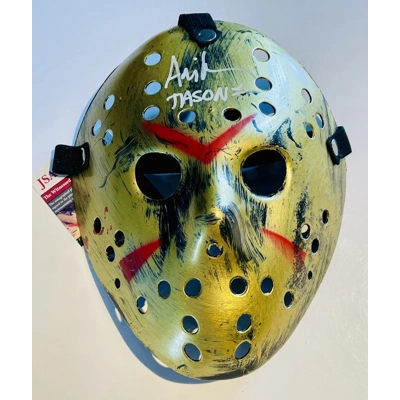 FRIDAY THE 13TH JASON VOORHEES SIGNED MASK by ARI LEHMAN and JSA CERTIFIED2 FRIDAY THE 13TH JASON VOORHEES SIGNED MASK by ARI LEHMAN and JSA CERTIFIED2