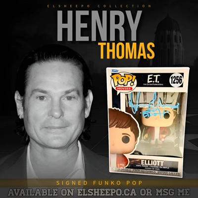 HENRY THOMAS SIGNED E.T THE EXTRA-TERRESTRIAL ELLIOTT 1256 FUNKO POP & JSA COA