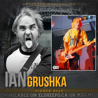 IAN GRUSHKA SIGNED NEW FOUND GLORY 8x10 PHOTO & BECKETT CERTIFIED BAS COA