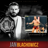 JAN BLACHOWICZ SIGNED UFC 8x10 PHOTO & BECKETT CERTIFIED BAS COA