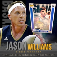 JASON WILLIAMS SIGNED NBA SACRAMENTO KINGS FUNKO POP MAGAZ..