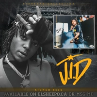 J.I.D SIGNED 8x10 & JSA CERTIFIED COA