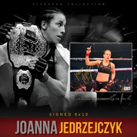 JOANNA JEDRZEJCZYK SIGNED UFC 8x10 PHOTO & BECKETT CERTIFIED BAS COA