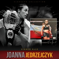 JOANNA JEDRZEJCZYK SIGNED UFC 8x10 PHOTO & BECKETT CERTIFI..