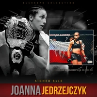 JOANNA JEDRZEJCZYK SIGNED UFC 8x10 PHOTO & BECKETT CERTIFIED BAS COA