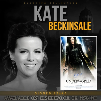 KATE BECKINSALE SIGNED 2012 UNDERWORLD AWAKENING 27x40 DS POSTER and CELEBRITY AUTHENTICS CERTIFIED* KATE BECKINSALE SIGNED 2012 UNDERWORLD AWAKENING 27x40 DS POSTER and CELEBRITY AUTHENTICS CERTIFIED*
