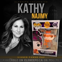 KATHY NAJIMY SIGNED HOCUS POCUS MARY SANDERSON 435 FUNKO POP & BECKETT CERTIFIED
