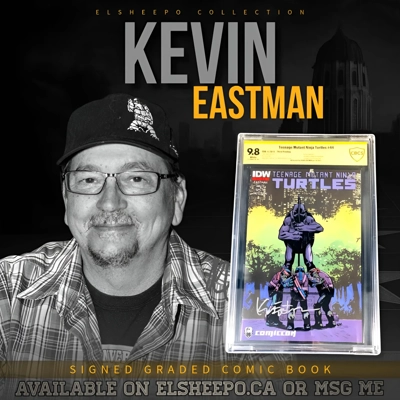 KEVIN EASTMAN SIGNED TMNT #44 MONTREAL COMICCON VARIANT CBCS 9.8 GRADED COMIC