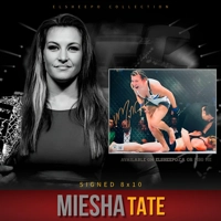 MIESHA TATE SIGNED UFC 8x10 PHOTO & BECKETT CERTIFIED BAS COA