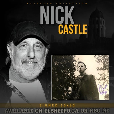 NICK CASTLE SIGNED HALLOWEEN MICHAEL MYERS 16x20 POSTER & BECKETT CERTIFIED BAS NICK CASTLE SIGNED HALLOWEEN MICHAEL MYERS 16x20 POSTER & BECKETT CERTIFIED BAS