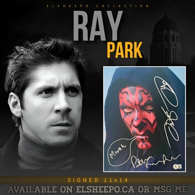 RAY PARK & PETER SERAFINOWICZ SIGNED STAR WARS 11x14 POSTER & BECKETT BAS COA RAY PARK & PETER SERAFINOWICZ SIGNED STAR WARS 11x14 POSTER & BECKETT BAS COA