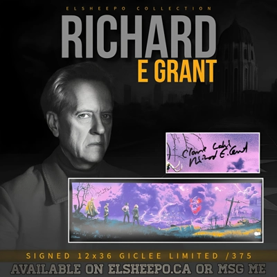 RICHARD E GRANT SIGNED 12x36 LTD EDITION /375 GICLEE GLORIOUS PURPOSE by MARK ENGLERT ART PRINT BAS RICHARD E GRANT SIGNED 12x36 LTD EDITION /375 GICLEE GLORIOUS PURPOSE by MARK ENGLERT ART PRINT BAS