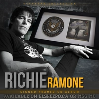 RICHIE RAMONE SIGNED FRAMED CD ALBUM ENTITLED & JSA CERTIFIED COA