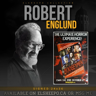 ROBERT ENGLUND SIGNED BOOGEYMEN THE KILLER COMPILATION 24x36 POSTER & JSA COA ROBERT ENGLUND SIGNED BOOGEYMEN THE KILLER COMPILATION 24x36 POSTER & JSA COA