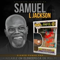SAMUEL L JACKSON SIGNED SECRET INVASION NICK FURY 1115 FUNKO POP & BECKETT COA