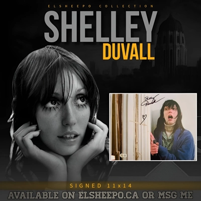 SHELLEY DUVALL SIGNED THE SHINING 11x14 POSTER & BECKETT CERTIFIED BAS COA