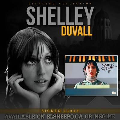 SHELLEY DUVALL SIGNED THE SHINING 11x14 POSTER & BECKETT CERTIFIED BAS COA