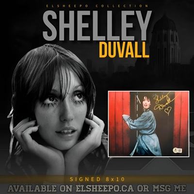 SHELLEY DUVALL SIGNED THE SHINING 8x10 & BECKETT CERTIFIED BAS COA