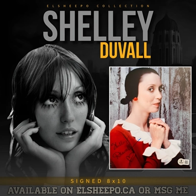 SHELLEY DUVALL SIGNED POPEYE 8x10 & BECKETT CERTIFIED BAS COA