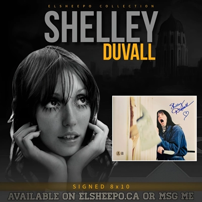 SHELLEY DUVALL SIGNED THE SHINING 8x10 & BECKETT CERTIFIED BAS COA