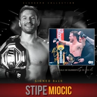 STIPE MIOCIC SIGNED UFC 8x10 PHOTO & BECKETT CERTIFIED BAS COA