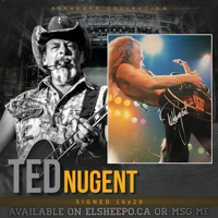 TED NUGENT SIGNED 16x20 POSTER & JSA CERTIFIED COA