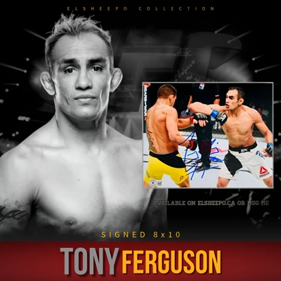 TONY FERGUSON SIGNED UFC 8x10 PHOTO & BECKETT CERTIFIED BAS COA