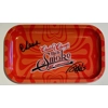 CHEECH MARIN & TOMMY CHONG SIGNED CHEECH & CHONG RED ROLLING TRAY & BECKETT COA