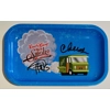 CHEECH and CHONG BLUE ROLLING TRAY DOUBLE SIGNED by TOMMY CHONG and CHEECH MARIN and BECKETT COA CHEECH and CHONG BLUE ROLLING TRAY DOUBLE SIGNED by TOMMY CHONG and CHEECH MARIN and BECKETT COA