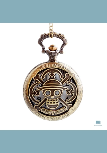 Vintage Bronze Anime Pocket Watch