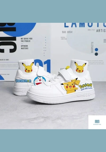 Pikachu Kids Anime Cotton Sneakers