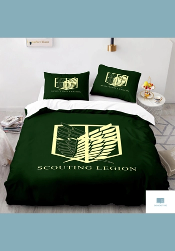 Attack On Titan 3D Print Bedding Set