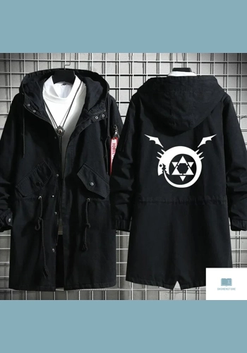 Alchemist Cosplay Hooded Trench Coat