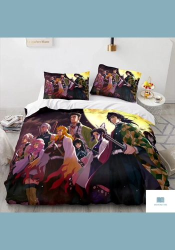 Anime 3D Print Cotton Duvet Set