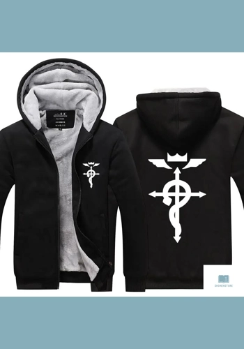 Fullmetal Alchemist Anime Thick Hoodie