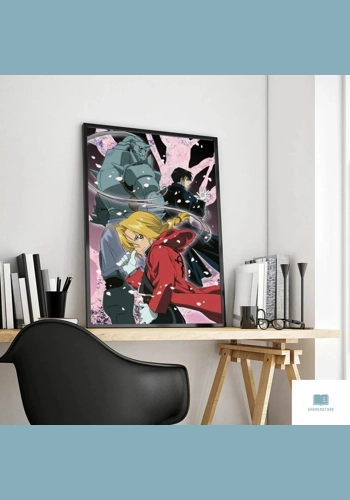 Fullmetal Alchemist Vintage Decorative Wall Sticker