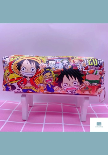 One Piece Luffy Flannel Pencil Bag