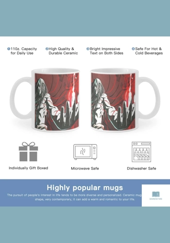 Ceramic Microwave Safe Symmetrical Pattern Mug