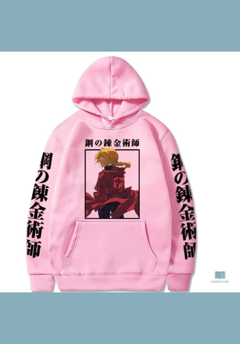 Edward Elric Cartoon Hooded Sweatshirt