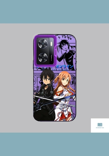 ShonenStore SAO Kirigaya Colorful Silver Phone Case
