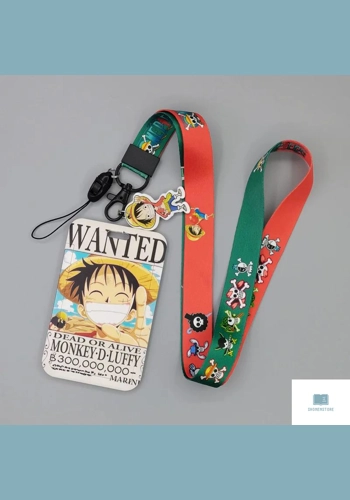 Anime Cartoon ID Card Holders with Lanyard