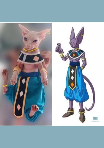 Dragon Ball Beerus Cotton Pants for Cats