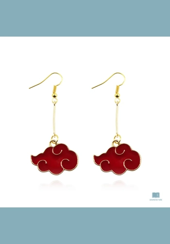 Akatsuki Cloud Drop Earrings in Zinc Alloy