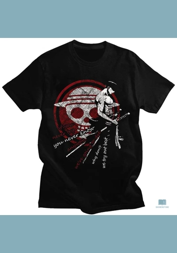 Anime One Piece Zoro Casual T-Shirt