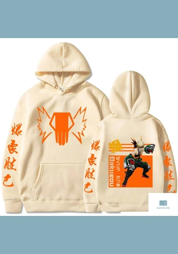 Japan Anime My Hero Academia Bakugou Katsuki Hoodie