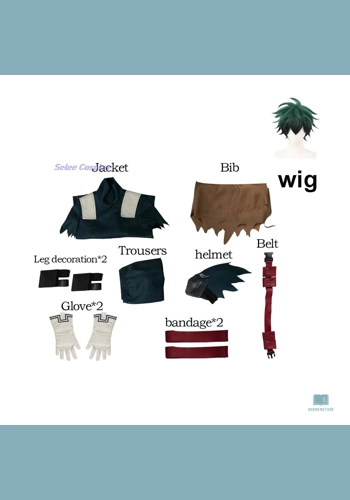 Midoriya Izuku Anime Cosplay Costume Set