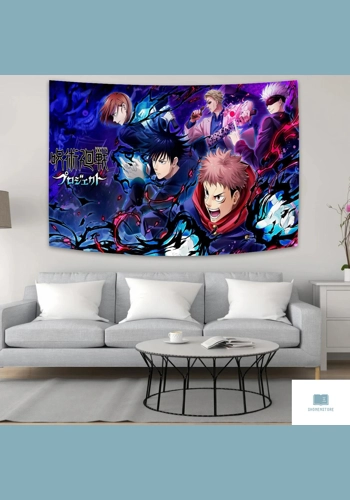 Jujutsu Kaisen Anime Tapestry Wall Hanging